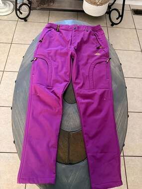 Women's Fleece-Lined Softshell Waterproof Hiking and Outdoor Pants